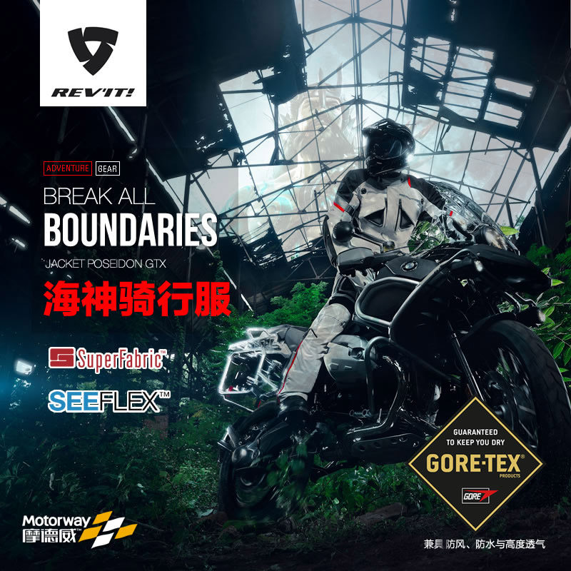 Lin Youfeng REVIT Poseidon motorcycle racing sports car riding suit suit male BMW f800 anti-fall rally suit