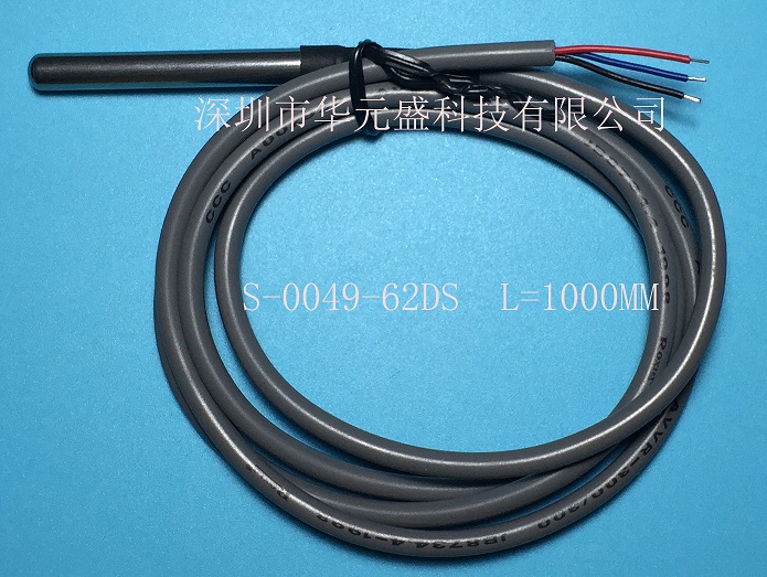 DS18B20-Temperature Sensor S-049-62-3DS L = 1 metre Line-Taobao