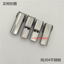Stainless steel hide buckle safety catch anti-loose buckle DK602 case buckle stainless steel 304#扣具