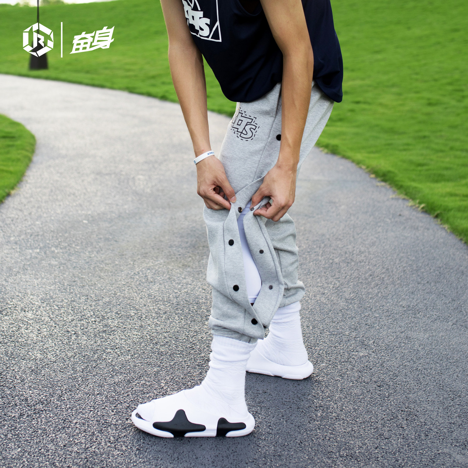 Clearance Struggle RLTS American basketball sports trousers full open buckle button-up button-down pants training second take off wide Drew