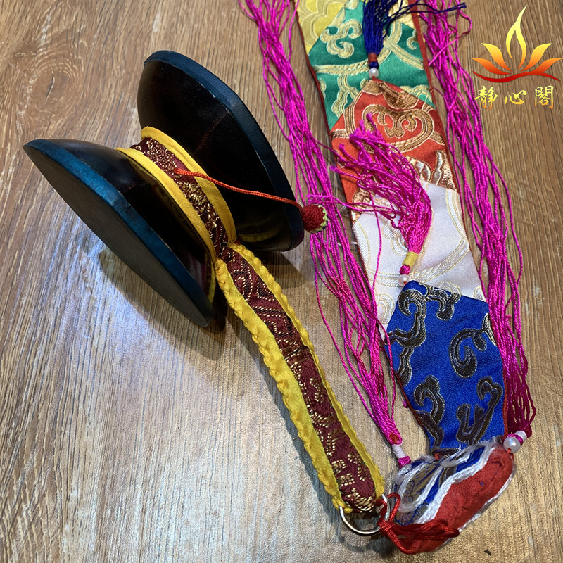 Nepalese hand drumbeat sandalwood drumbeat drum set to send drum set drum set with a small number