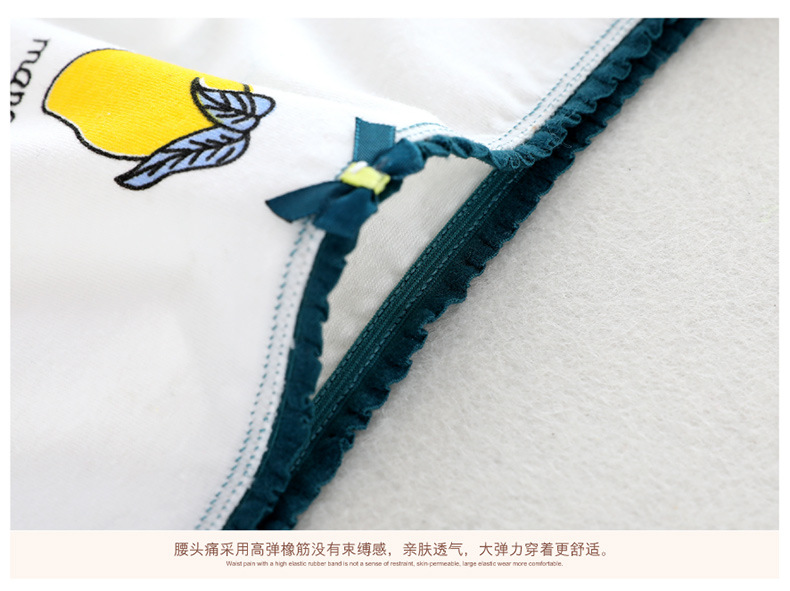 5 phụ nữ đồ lót cotton hoạt hình thoải mái sinh viên dễ thương bông đồ lót phụ nữ tam giác hộp quà tặng đồ lót quần lọt khe