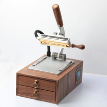  Leather bronzing machine Brass version movable type copper mold logo trademark hot stamping hot stamping PU handmade leather retro machine
