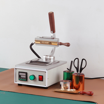  Small manual leather brass version movable type copper mold manual leather hot stamping machine number and letter bronzing machine
