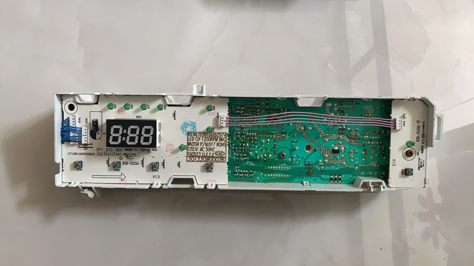 The original beautiful inverter washing machine computer control motherboard MG80-1213EDS 301330800036