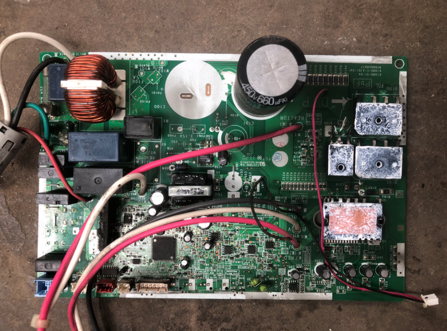 Fujitsu 100KHUE-C1 9708668017 K10B0-C-A (01-04) inverter air conditioner motherboard