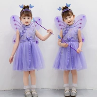 Сиреневый аксессуар для волос, волшебная палочка, с вышивкой