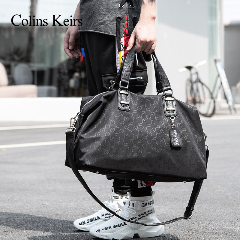 Colins Keiirs Travel Bag Men's Hand Fitness Bag Men's Luggage Bag Large Capacity Short Trip Travel Bag