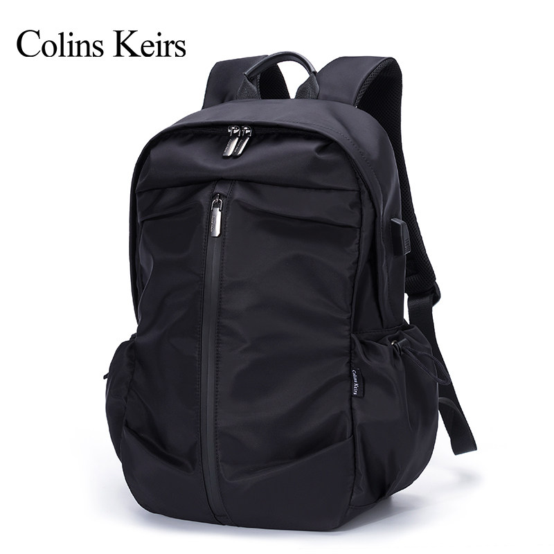 Colins Keiirs Double Shoulder Bag Men's Business Casual Large Capacity Computer Travel Bag Fashion Trends School Bag
