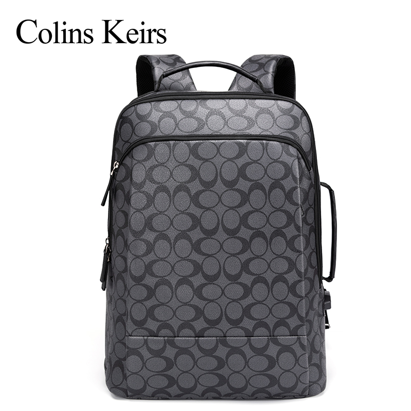 Colins Keirs backpack men's business casual computer bag multifunctional large capacity men's backpack travel bag