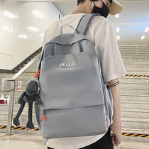 School bag Korean version of Harajuku college style backpack tide Japanese ins campus high school college students and mens fashion backpack