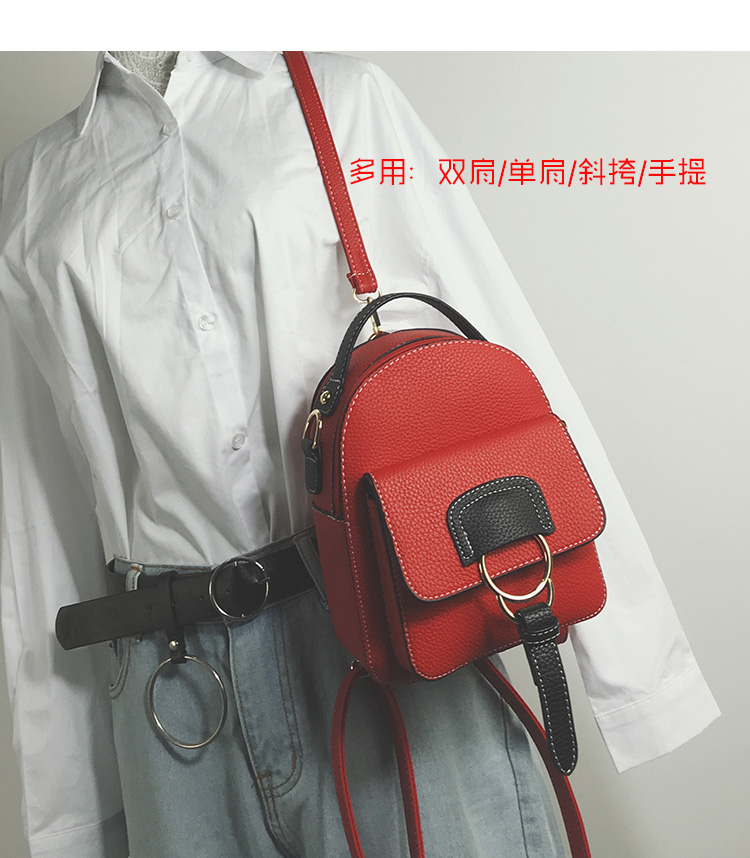2018 mới của phụ nữ túi vai nhỏ túi nữ Hàn Quốc phiên bản của mini casual hoang dã ba lô nhỏ đa mục đích du lịch túi thủy triều nhỏ balo yuumy