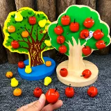 Apple, магнитные детские учебные пособия, цифровая игрушка для детского сада, раннее развитие, 2345 лет