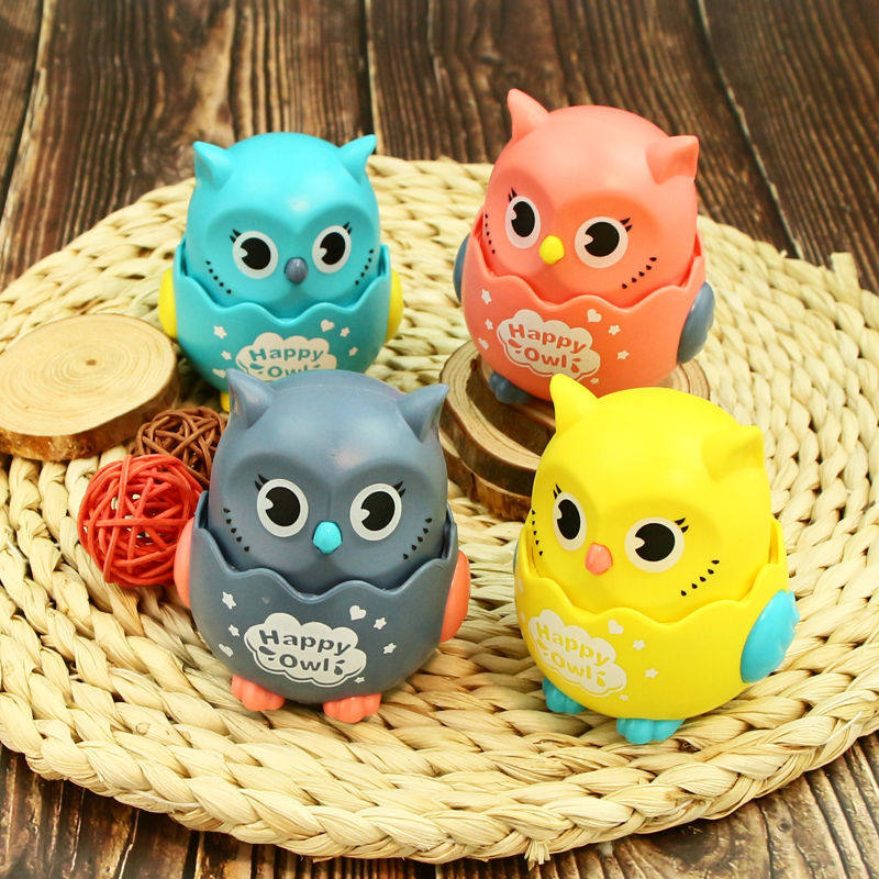 Press-type pull-back inertial forward trolley tricycle infants and young children baby clockwork toys 1 to 2 and a half years old