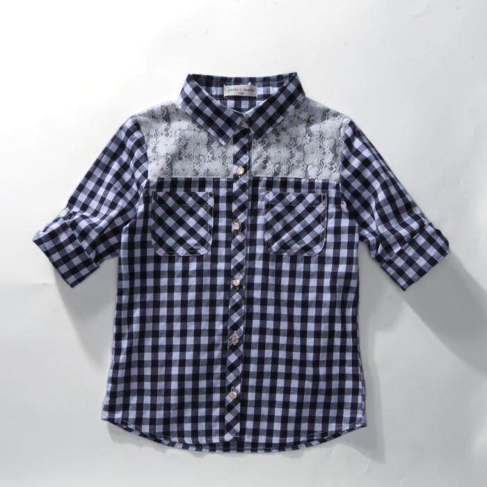 Chemise fille à manche longue - Ref 2087132 Image 7