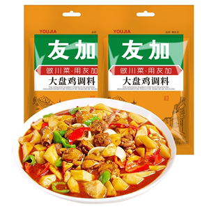 【友加】鸡酱料麻辣鸡烧鸡公调料200g