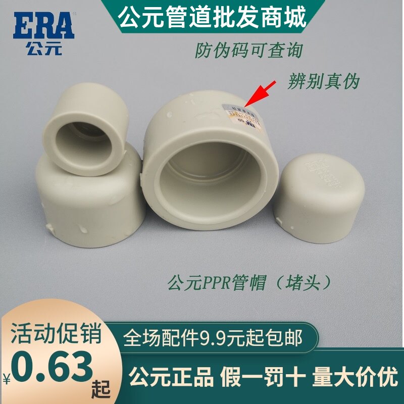 AD PPR pipe 4 fen 6 cap choke plug 20 25 32 40 50 63 75 90 110; Plugs hot melt