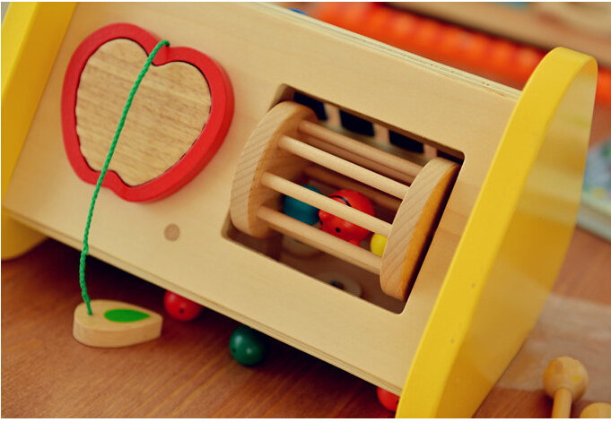 Nhật Bản Ed.Inter đa chức năng gõ gỗ đàn piano chiến đấu ba trong một nhạc cụ đồ chơi giáo dục trẻ em 1-3 tuổi đồ chơi âm nhạc điện tử cho trẻ