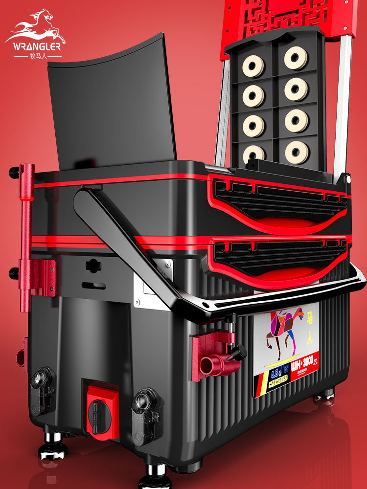 Wrangler 2021 new fishing box full set of new ultra-lightweight installation-free multi-function fishing fishing box sitting box special price