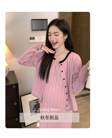 ◆AMUM孕妇装◆孕妈穿搭~不显怀复古压褶洋气夏装宽松吊带连衣裙 — 3