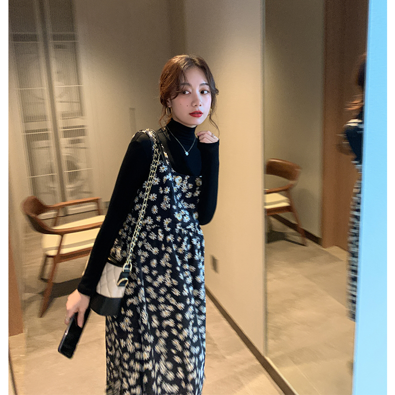 2020 Autumn loaded with long sleeve small daisy cuddling with baby bag skirt for gestational gestation