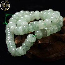 Natural green Dongling jade beads spacer abacus beads diy bracelet star Moon Beed handstring accessories with beads