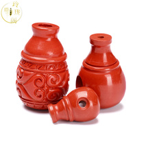 Red cinnabar Buddha head powder pressure Star Moon Bodhi accessories DIY bracelet bracelet tee accessories high content cinnabar jewelry