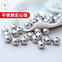 Beaded chain mens stainless steel bead chain necklace accessories solid ball bracelet stainless steel bead chain fashion trendy people