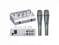 Karaoke reverberator Karaoke machine Computer Karaoke microphone amplifier effect device with dual microphone set