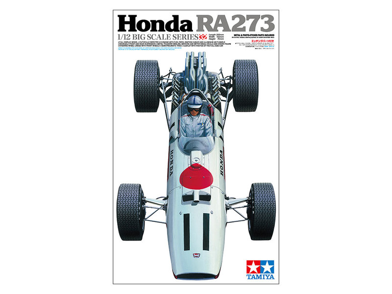 Tamiya Plastic Assembly Model 12032 1/12 Honda Ra273 Racing Car (with Etching Sheet) Tamiya Plastic Assembly Model 12032 1/12 Honda Ra273 Racing Car (with Etching Sheet)