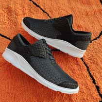 Mumu Supra Nizo black mesh lambskin cut pattern large size midsole mens shoes versatile and handsome