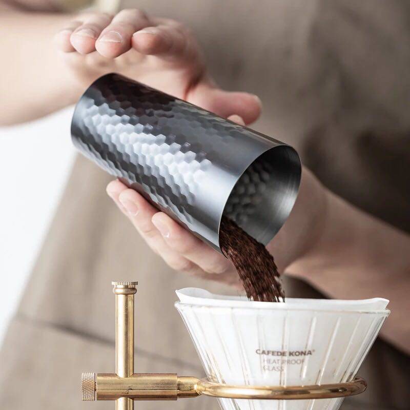 TSUBAME coffee powder cup Japan Yan San hammer pattern copper cup EK43 grinding bean machine powder machine smell cup