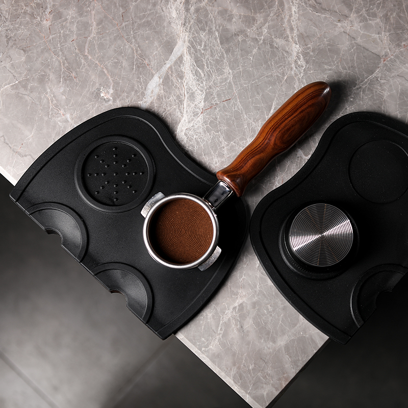 Powder hammer pad bar Press powder pad corner anti-skid pad coffee powder press special cloth powder base silicone pad