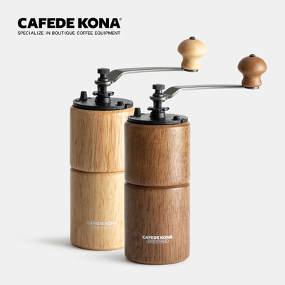 CAFEDE KONA Hand grinder Coffee grinder Cast iron grinding core Made in Taiwan Adjustable thickness