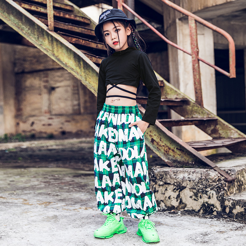Children's hip-hop suits toddlers HIPHOP girls jazz dance costumes costumes boys performance costumes clothes