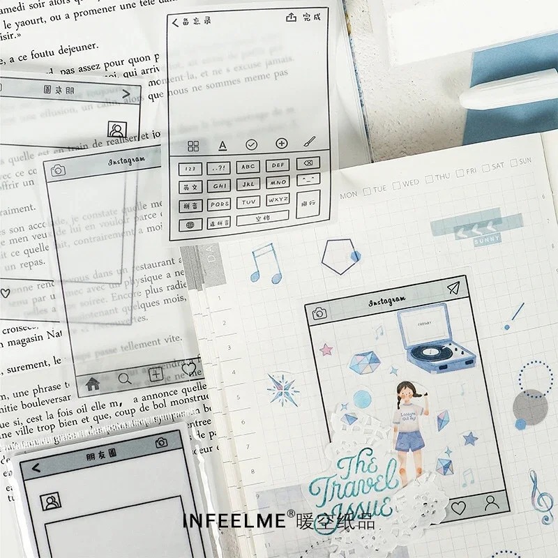 Sulfuric acid paper note paper creative hand account material paper This small shop is full of 48 yuan non-remote areas