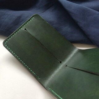 Original handmade cowhide simple wallet short and ultra-thin