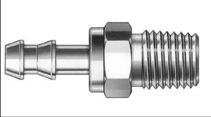 American Swagelok stainless steel joint SS-PB8-PM8 1 2 hose connector turn 1 2 outer thread NPT