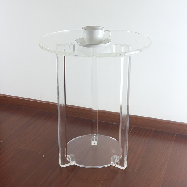 Nordic Transparent Acrylic Side A Few Corner A Few Simple Network Red Plexiglass Coffee Table Living Room Coffee Table Round Table Talks