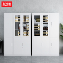 Filing cabinet iron cabinet White filing cabinet office cabinet information Cabinet locker bookcase office cabinet with lock