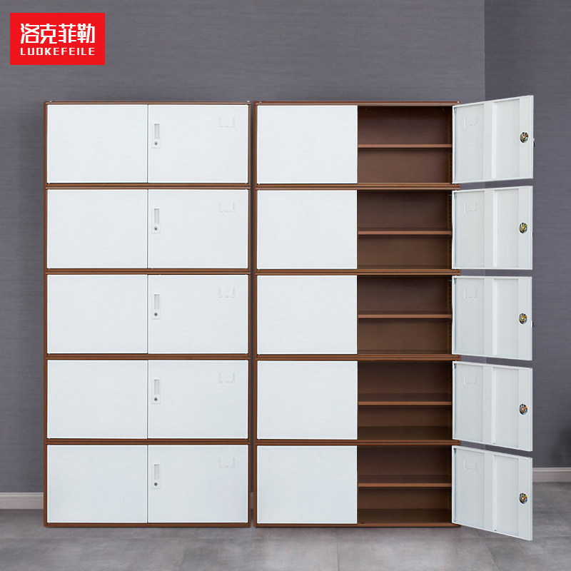 Rockefeller Steel Single Section Filing Cabinet Financial Voucher Cabinet Information File Tin Cabinet Office Locker