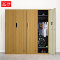 Iron wardrobe staff locker locker bathroom gym locker bathroom gym bag cabinet with lock shoe cabinet steel wardrobe