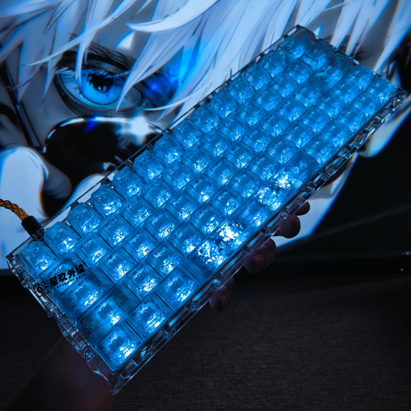 Brand New Jiangwan Ae64Pro Pcb Finished Product with Fully Modified Magnetic Switch Keyboard, Cost-Effective Solution, Ready to Use Upon Receipt