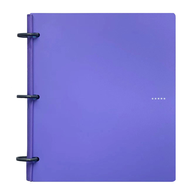 American-Style Notebook Three-Ring Waterproof Notebinder Refill Loose-Leaf Grid Lined Dot Matrix Compatible with Kaiser