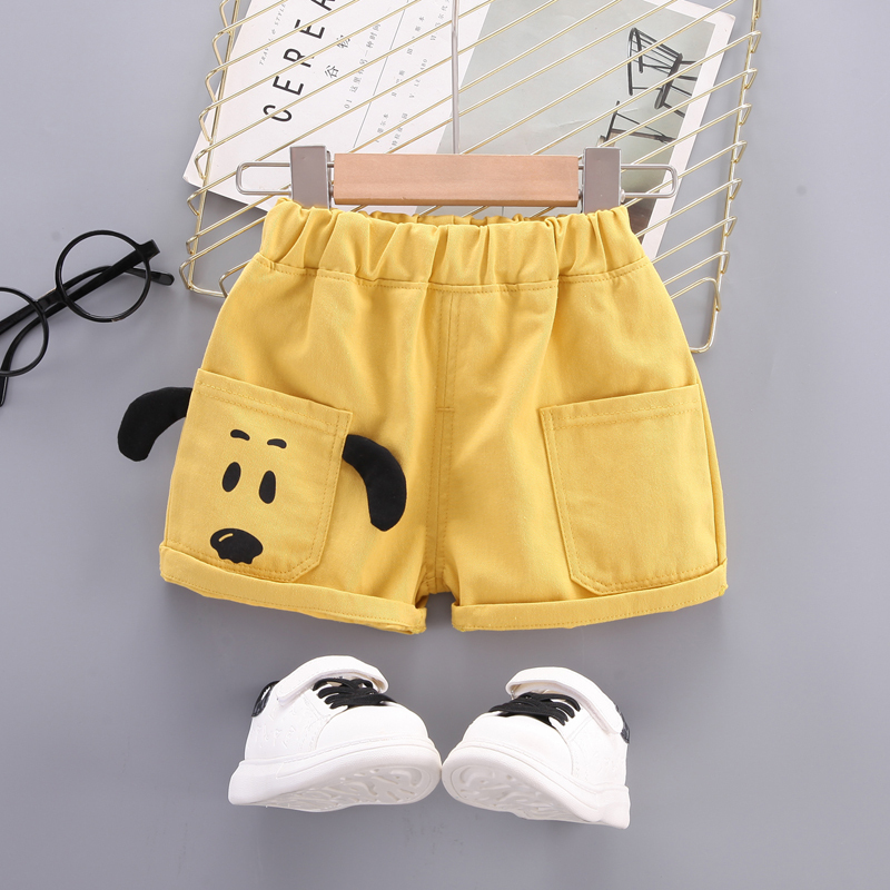Baby Five-Point Shorts, Summer Thin Style, Outerwear Children's Pants, Breathable Boys' Pure Cotton Casual Shorts, Trendy Toddler Hot Pants