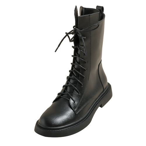 Martens, зимние короткие сапоги, ботинки на платформе, челси, подходит для подростков, средней длины