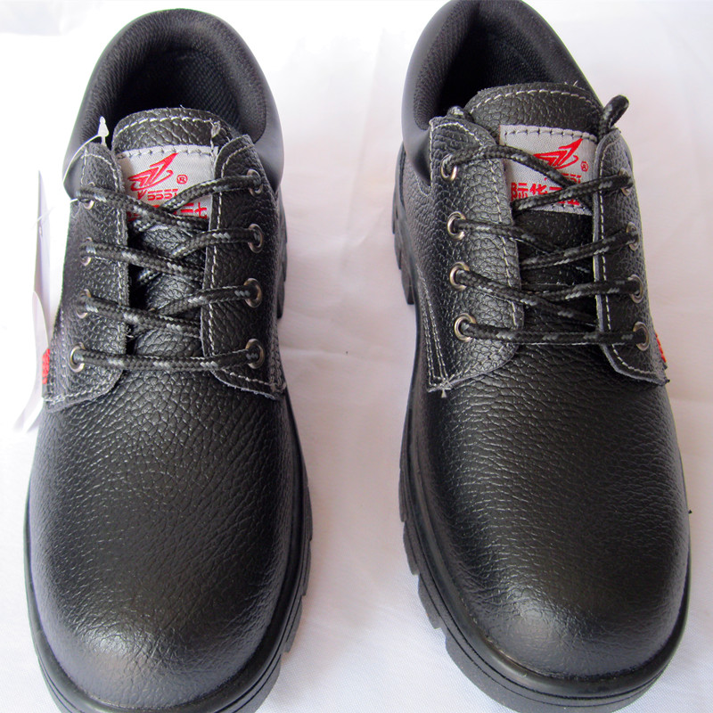 3537 safety protective shoes anti-smashing anti-puncture work shoes cowhide steel toe cap safety shoes wear-resistant, acid-resistant and oil-resistant