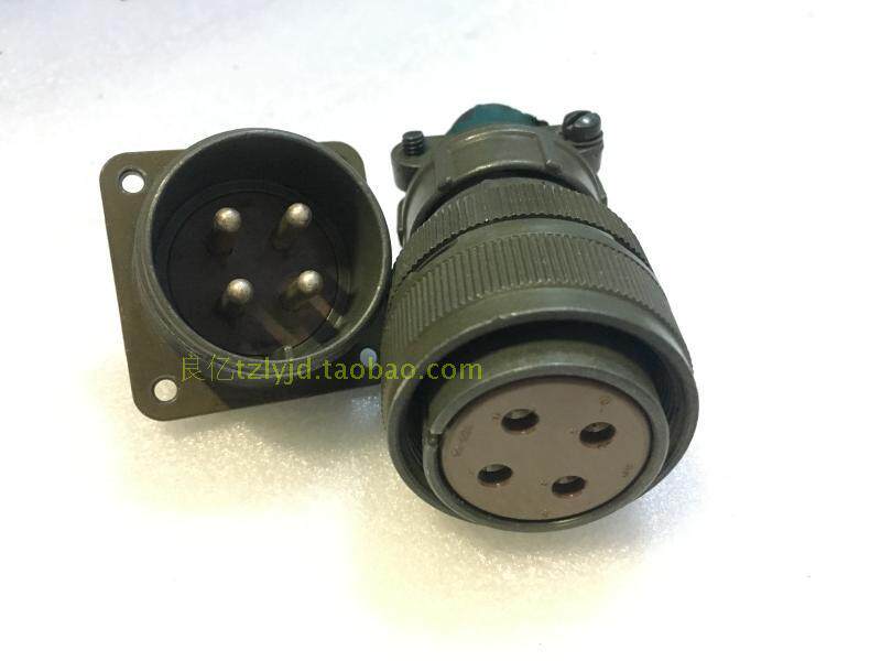 Japan JAE MS3108B 22-22s-zn 4 core aviation silver-plated air plug aviation socket four-core