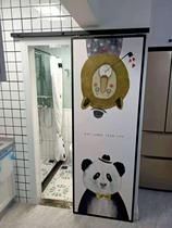  American barn door Top-mounted track Side-mounted track Hardware accessories Lifting door accessories