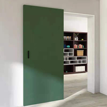  Ghost door sliding invisible door trackless door sliding door Kitchen door Color carving barn door Blackboard door Mirror door